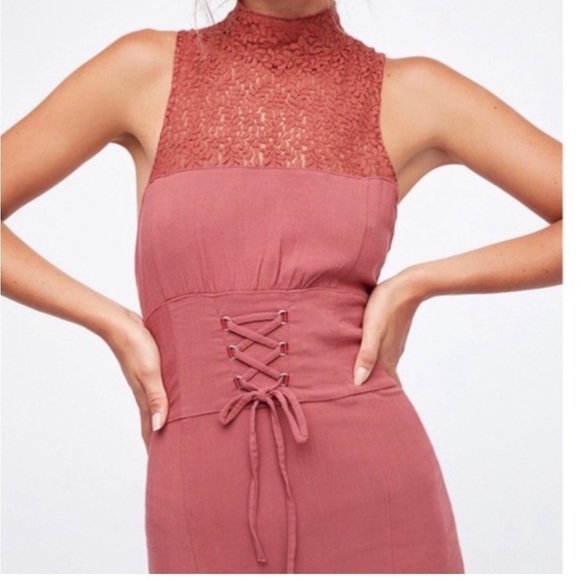 Free People Womens High Society Bodycon Dress NWT - Size Medium - Picture 1 of 7